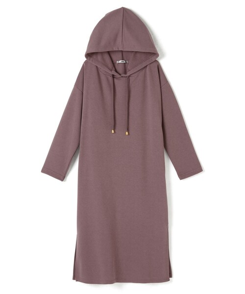 Grl グレイル の 裏毛バックフリルパーカーワンピース ワンピース Wear