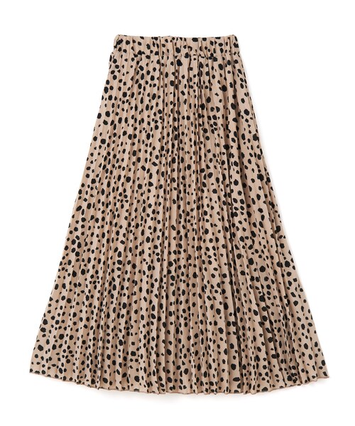 GRL（グレイル）の「ダルメシアン柄フレアスカート（スカート・レディース・ブラック/ベージュ・M）」の2枚目の写真