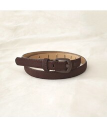Lavish Gate | mb-belt-02034　エコスエード 細ベルト　ブラック　ブラウン(ベルト)