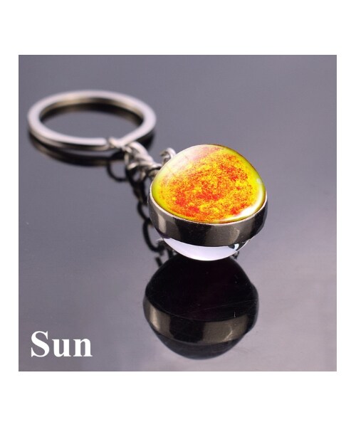 no brand（ノーブランド）の「太陽系 惑星 キーリング 地球 月 太陽 キーホルダー 銀河 星 宇宙 スペースチェーン（その他・メンズ・その他）」の4枚目の写真