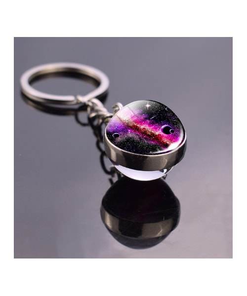 no brand（ノーブランド）の「太陽系 惑星 キーリング 地球 月 太陽 キーホルダー 銀河 星 宇宙 スペースチェーン（その他・メンズ・その他）」の5枚目の写真