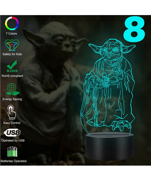 no brand（ノーブランド）の「スターウォーズ 3Dナイトライト 