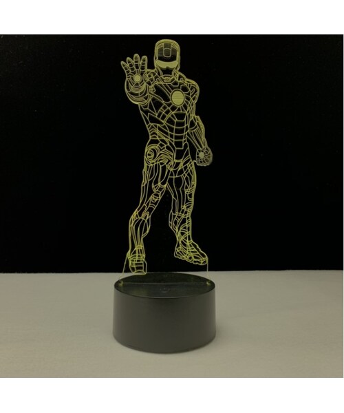 no brand（ノーブランド）の「アイアンマン led 3dランプ