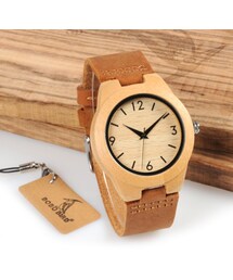 BOBO BIRD　女性腕時計ハンドメイドレディース木製時計本革