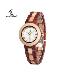 BOBO BIRD　女性腕時計日本ムーブメント腕時計木製バンドクォーツウッド腕時計