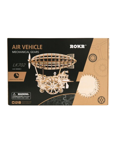 no brand(ノーブランド)の「ROBOTIME 飛行船 騎空挺 木製プラモデル 乗り物 接着剤不要 3Dパズル Diy飛行船 知育玩具 大人新趣味 ギフト クリスマスプレゼント(おもちゃ・その他)」の8枚目の写真