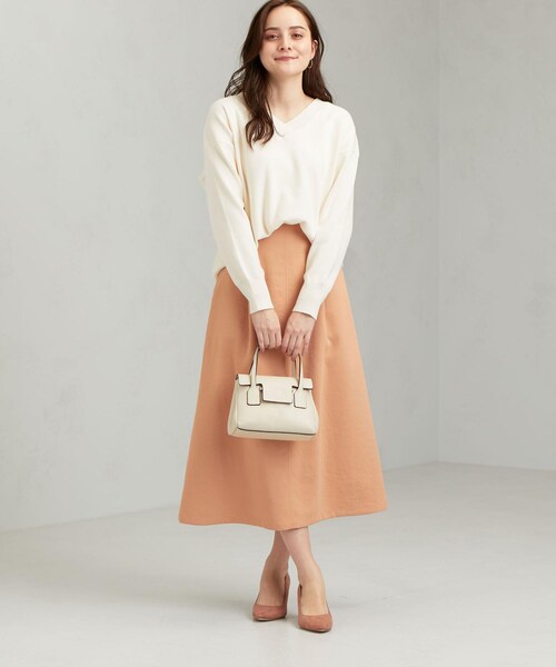 green label relaxing（グリーンレーベルリラクシング）の「[手洗い可能] CFC ソウバリ Vネック プルオーバー ニット（その他・レディース・その他・FREE）」の12枚目の写真