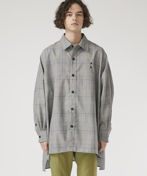 jieda CHECK OVER SHIRT/長袖シャツ/ジエダ　がーくん着用 jieda CHECK OVER SHIRT/長袖シャツ/ジエダ がーくん着用 トップス