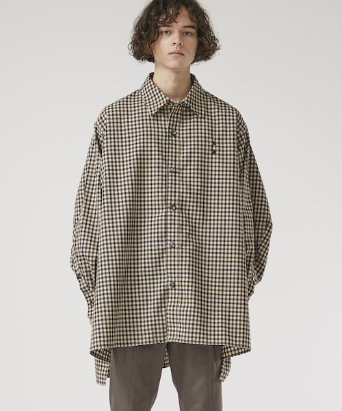 jieda CHECK OVER SHIRT/長袖シャツ/ジエダがーくん着用