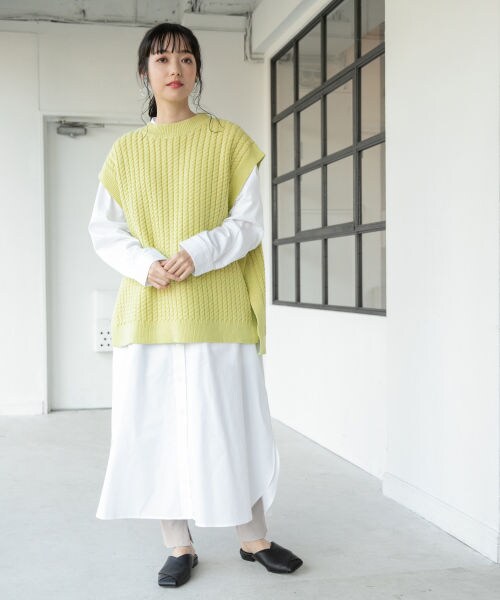 LOWRYS FARM（ローリーズファーム）の「トルコオーガニックシャツワンピース（ワンピース/ドレス・ベージュ）」の2枚目の写真