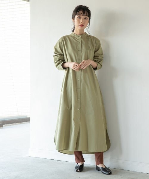 LOWRYS FARM（ローリーズファーム）の「トルコオーガニックシャツワンピース（ワンピース/ドレス・ベージュ）」の6枚目の写真