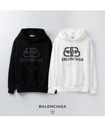 Balenciaga - バレンシアガ BALENCIAGA フードロゴプリントプル ...