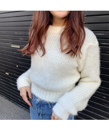 no brand | shiny light knit(ニット/セーター)