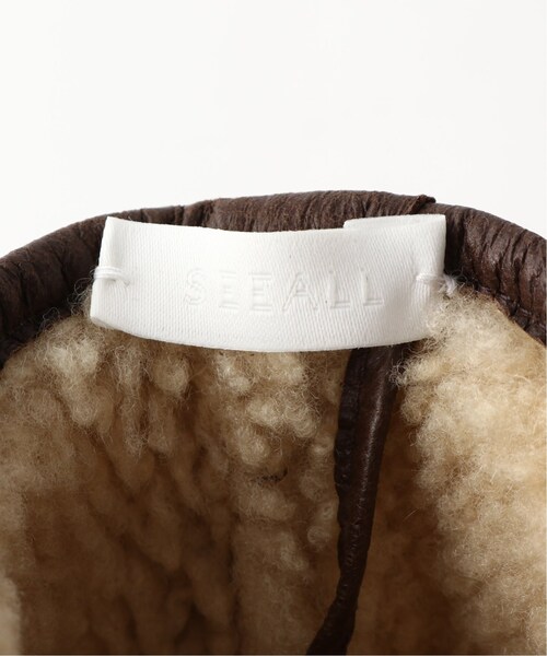 SEEALL シーオール フィンガーレス ムートングローブ