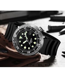 no brand（ノーブランド）の「ツナ缶風ダイバーズウォッチ