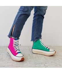 no brand（ノーブランド）の「バイカラーハイカット（スニーカー