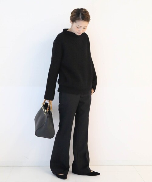 Deuxieme Classe（ドゥーズィエムクラス）の「追加 Elegant パンツ（その他・ブラック/34/36/38）」の3枚目の写真