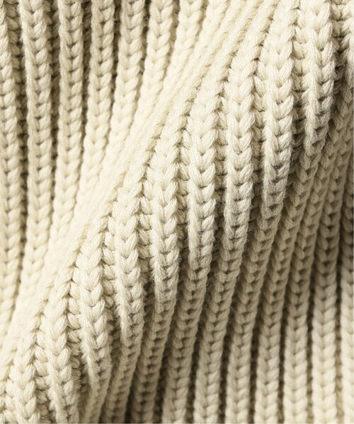 AURALEE スーパーファインウールリブニットジップベスト EDIFICE（エディフィス）の「AURALEE / オーラリー スーパー