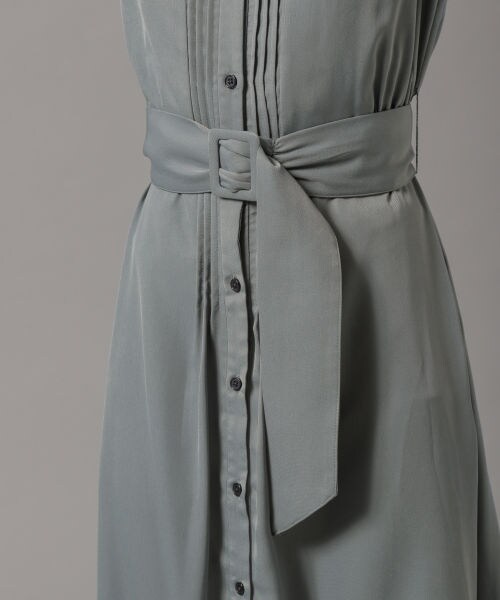 Andemiu（アンデミュウ）の「ピンタックシャツワンピース（ワンピース/ドレス・ベージュ/ライトグリーン/ブルー）」の17枚目の写真