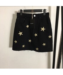 no brand | デニムスカート レディース ハイウエスト 美脚 着痩せ(デニムスカート)