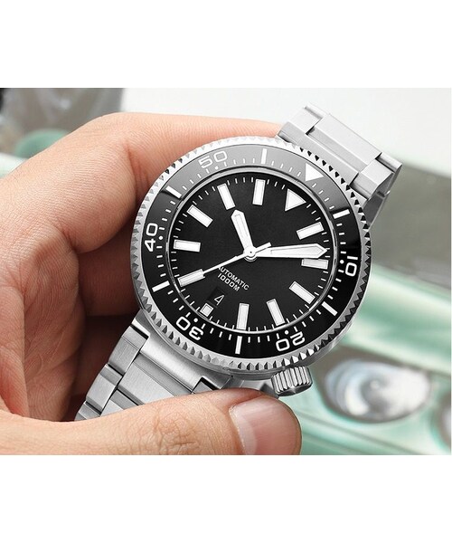 no brand（ノーブランド）の「セイコーNH35ムーブ搭載 自動巻腕時計