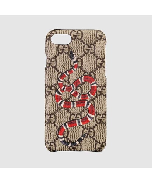 GUCCI(グッチ)の「Kingsnake print iPhone 8 case(その他・メンズ)」の2枚目の写真