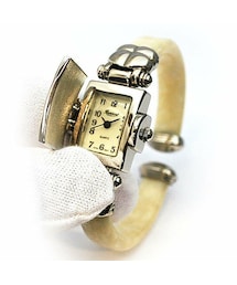 Andy Cadman 時計付きバングル Andy Cadman 時計付きバングル （138mm】クロスアップリケ