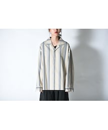 VOAAOV | VOAAOV ストライプボックスシャツブルゾン(シャツ/ブラウス)