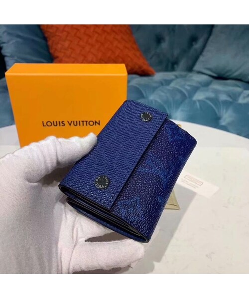 Louis Vuitton　ルイヴィトン　LV　DISCOVERY　折りたたみ財布　小銭入れ