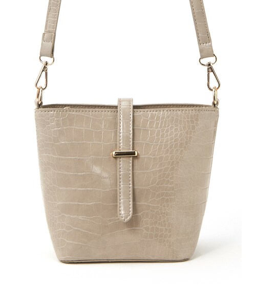 TERRIDA クロコダイル風ショルダーバッグ｜メンズ