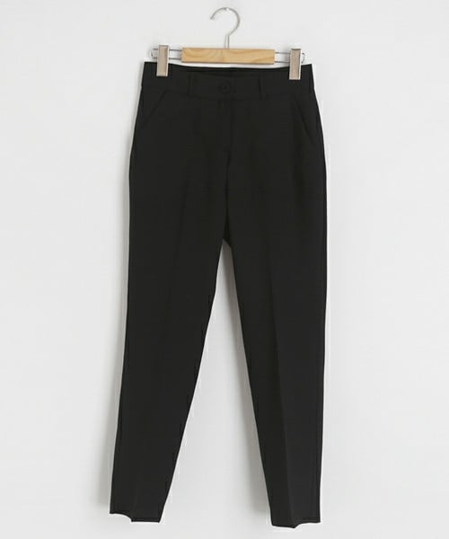 DHOLIC(ディーホリック)の「スリムスラックスパンツ(スラックス・レディース・グリーン/ベージュ/ブルー/ピンク/ブラック/その他・S/M/L)」の2枚目の写真