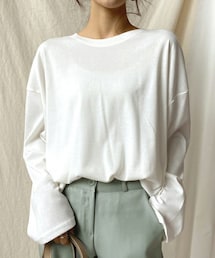 DHOLIC | スリットルーズTシャツ(Tシャツ/カットソー)