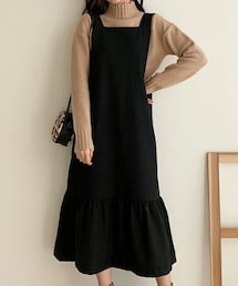 DHOLIC | ラッフルスリーブレスワンピース(ワンピース)