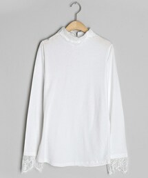 DHOLIC | レースポイントTシャツ(Tシャツ/カットソー)