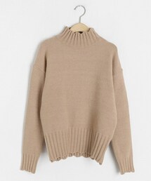 DHOLIC | スカラップハイネックニット(ニット/セーター)