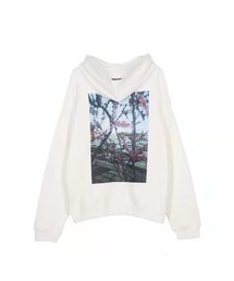 Fear of God Los Angeles | Fear of Godパーカー ロゴ プリント フォトプリント  ユニセックス 秋冬 ホワイト ブラック   (パーカー)