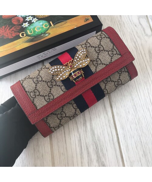 87 極上美品 GUCCI グッチ クイーン マーガレット 長財布 87 極上美品 GUCCI グッチ クイーン マーガレット 長財布 87