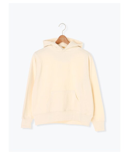 Lugnoncure（ルノンキュール）の「スラブ裏起毛フーディー LS（トップス・オフホワイト/ブラック/ベージュ/カーキ・F）」の8枚目の写真