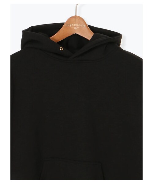 Lugnoncure（ルノンキュール）の「スラブ裏起毛フーディー LS（トップス・オフホワイト/ブラック/ベージュ/カーキ・F）」の3枚目の写真