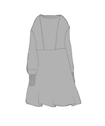 sakishimatokyo | sakishima tokyo fan sweat onepiece （gray(ワンピース)