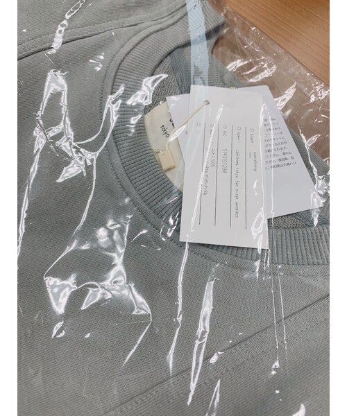 sakishimatokyo（サキシマトーキョー）の「sakishima tokyo fan sweat onepiece （gray（ワンピース・レディース・その他）」の2枚目の写真