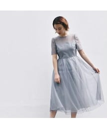 kaene | kaene チュールオーガンジーワンピース(ワンピース)