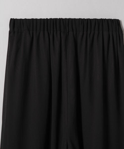 JEANASIS（ジーナシス）の「シアーレイヤードパンツ（パンツ・ブラック()）」の6枚目の写真