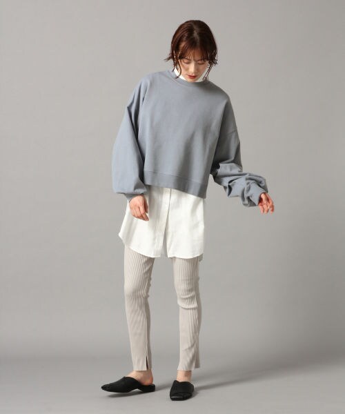 LOWRYS FARM（ローリーズファーム）の「カットフレアレギンス（パンツ・ブラウン/カーキ）」の13枚目の写真