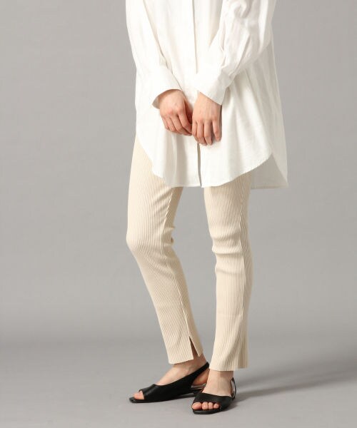 LOWRYS FARM（ローリーズファーム）の「カットフレアレギンス（パンツ・ブラウン/カーキ）」の14枚目の写真