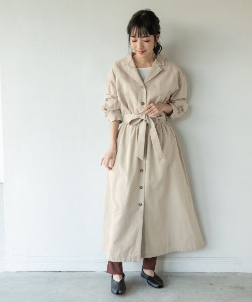 LOWRYS FARM（ローリーズファーム）の「カットフレアレギンス（パンツ・ブラウン/カーキ）」の9枚目の写真