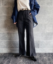 PAGEBOY | ピンタックフレアスリットパンツ(パンツ)