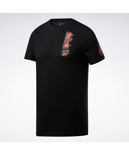 Reebok（リーボック）の「リーボック CrossFit ゲット アウト イン フロント Tシャツ / Reebok CrossFit Get Out in Front Tee（トップス・ライトグレイヘザー(FK4329)/ブラック(FK4330)・XS/S/M/L）」の12枚目の写真