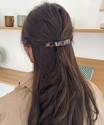 DHOLIC | パターンカーブバレッタ(バレッタ/ヘアクリップ)