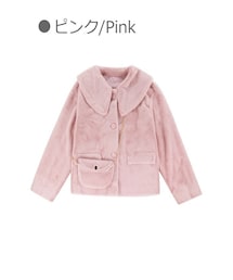 Bobon21 | エコファーショート丈コート-全２色-(ダウンジャケット/コート)